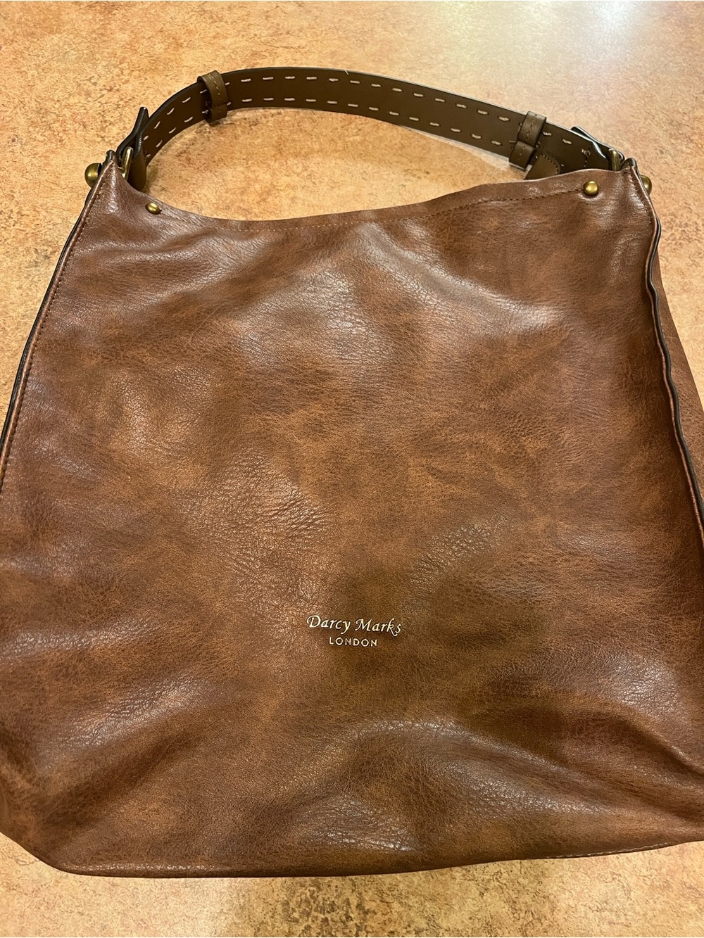 Darcy Marks London Brown Leather Shoulder Bag